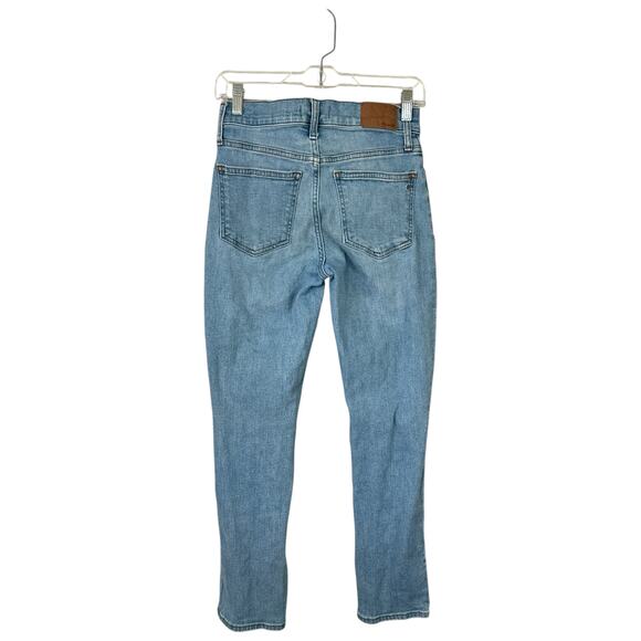 MADEWELL The Midrise Perfect Vintage Jean Alderton Light Wash Size 25 Stretch - Picture 3 of 10